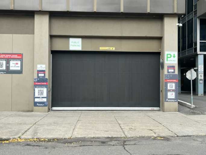 Exterior of garage door